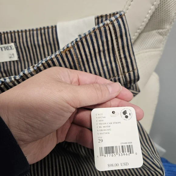 We The Free Jayde Flared Jeans - Traincar Stripe - Picture 4 of 4